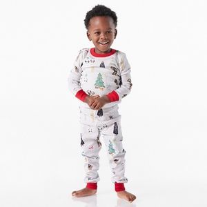 BNWT Pottery Barn Kids Star Wars Holiday organic pajama set size 4